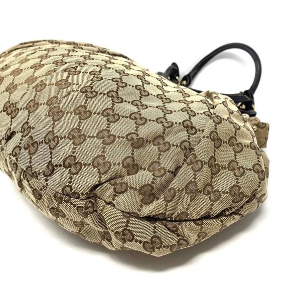 Authentic Gucci Canvas Shoulder Bag - Picture 9 of 14